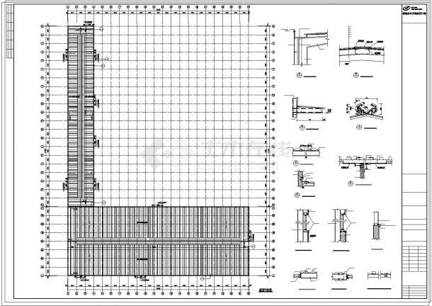 厂房设计某木业公司钢结构厂房cad设计施工图